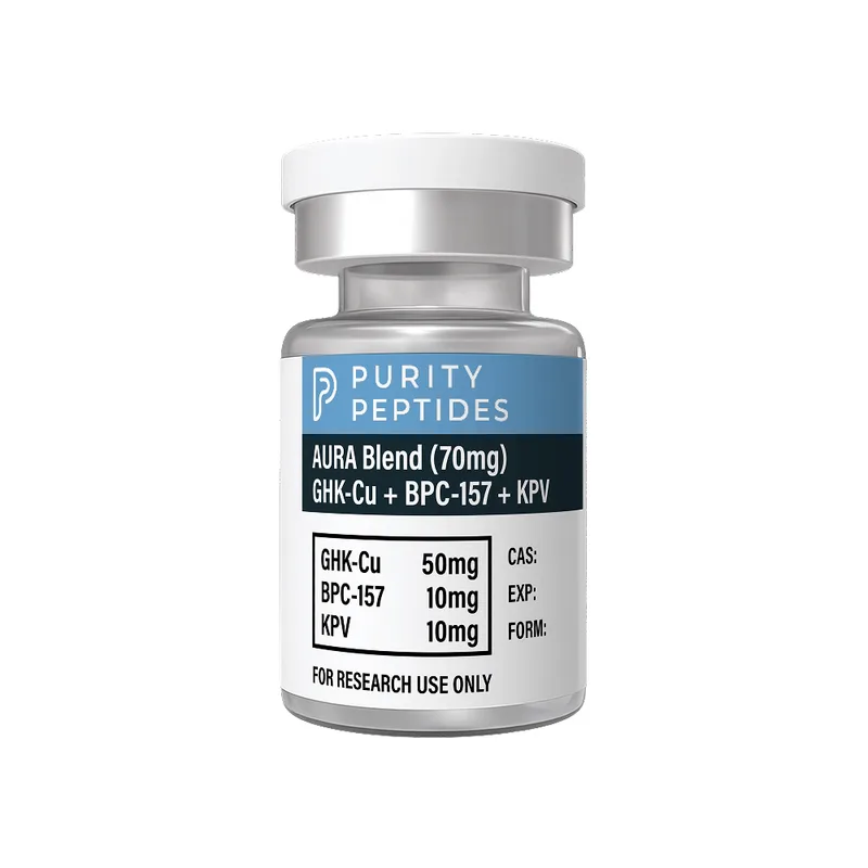 AURA Blend (GHK-Cu + BPC-157 + KPV) 70mg