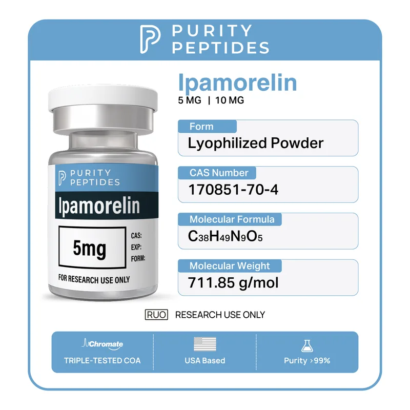 ipamorelin purity CJC-1295 /Ipamorelin Blend 5mg/5mg Ipamorelin, 10mg | Purity Peptides
